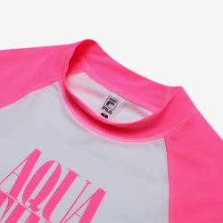 Fila Aqua Time Crop Rash Guard - Naisten Uima-asut - Pinkki | FI-52260